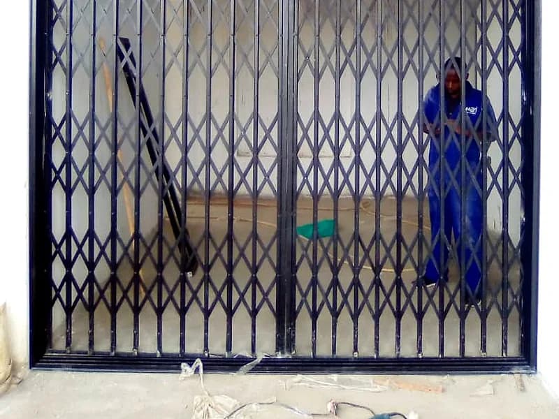 Collapsible Burglar Proofing by Fabrication Legend, Uganda, project 3