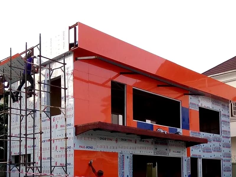 Wall Cladding by Fabrication Legend, Uganda, project 2