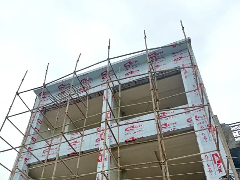 Wall Cladding by Fabrication Legend, Uganda, project 6