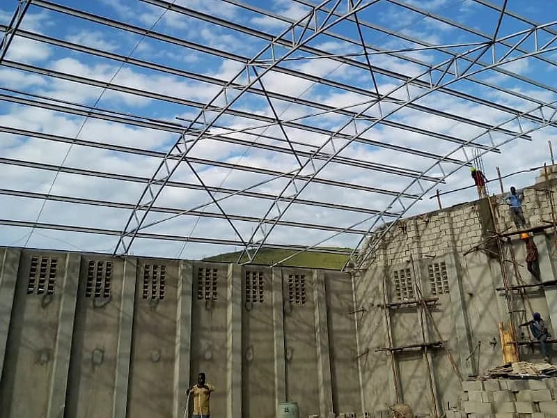 Warehouse Roofing by Fabrication Legend, Uganda, project 2