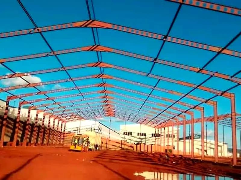 Warehouse Roofing by Fabrication Legend, Uganda, project 3